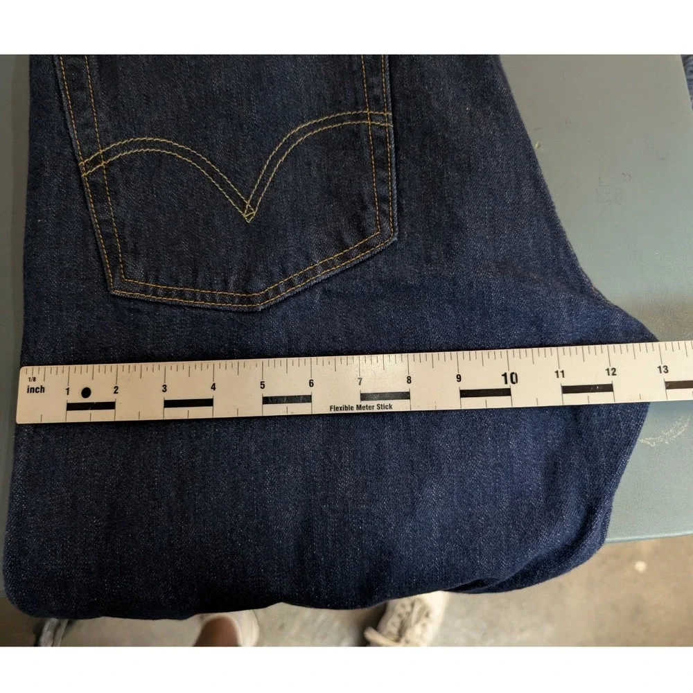 Y2K Levi's 501 Original Fit Jeans Mens 38x34(36x33.5) Straight Leg Denim